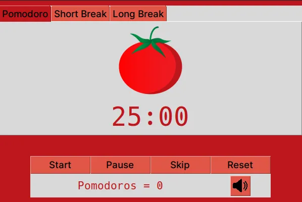 Pomodoro Desktop App